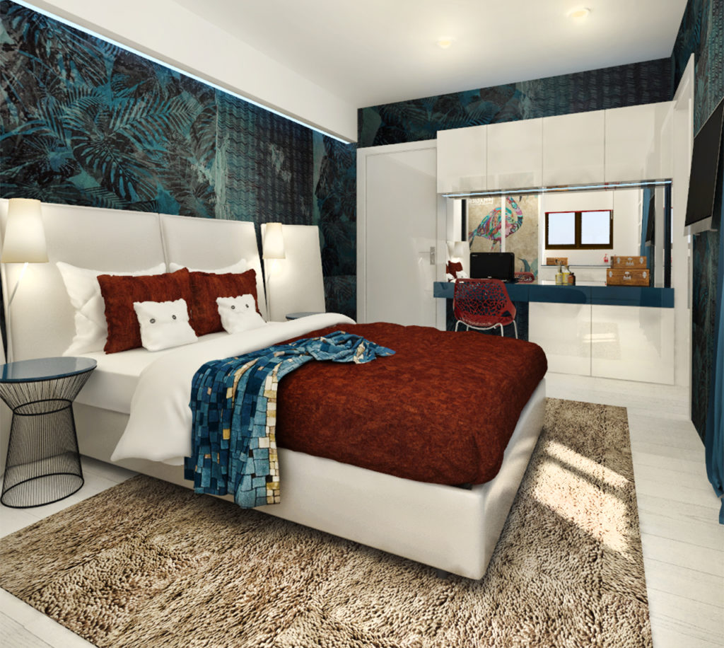 Colourful Bedroom design - Black Fox Interiors