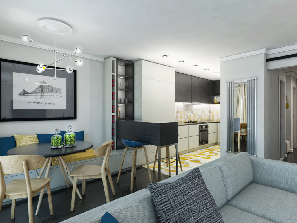 kitchen bar dining design Black Fox Interiors