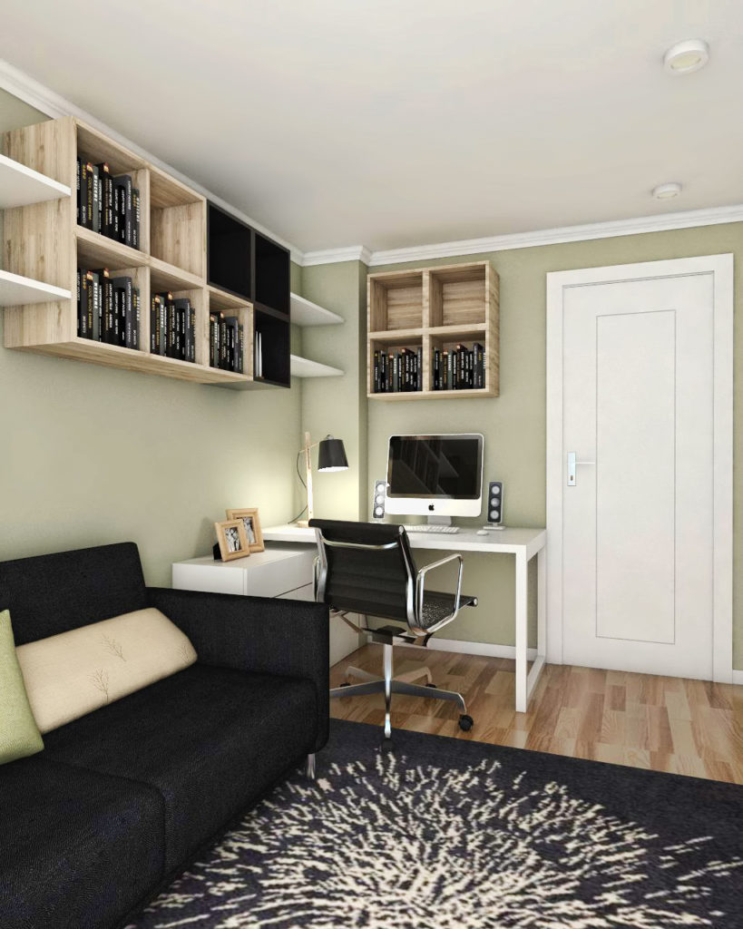 spare room office design - Black Fox Interiors