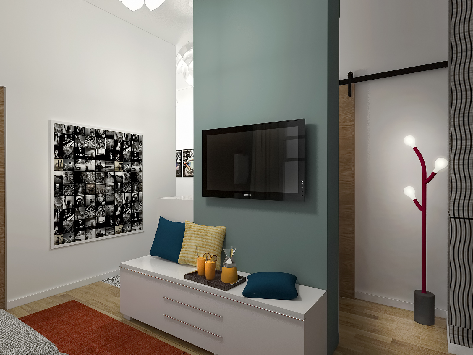 tv room idea - Black Fox Interiors